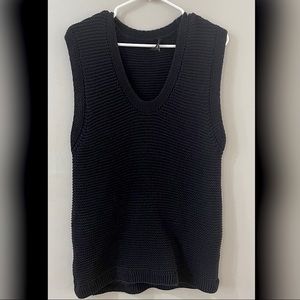 Black Knit BCBG Maxazria Sweater Vest